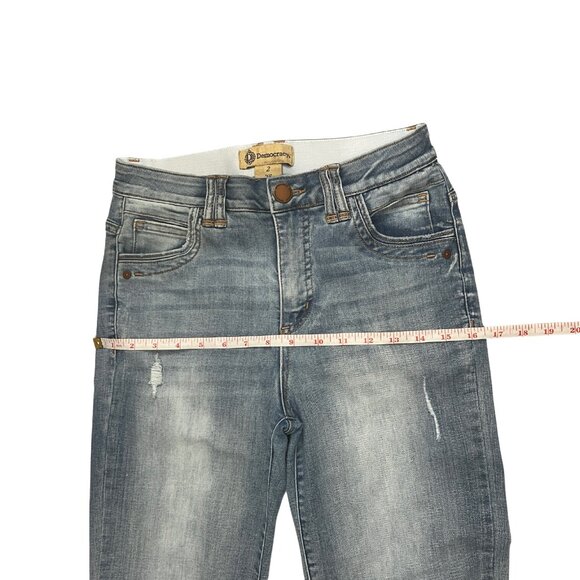 Democracy Ab Solution Bootcut Jeans Women’s Size 2 Blue Stretch Tummy Control - Picture 5 of 14